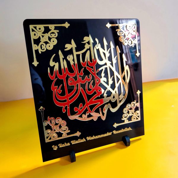 Acrylic Table Stand Calligraphy ATSC_01