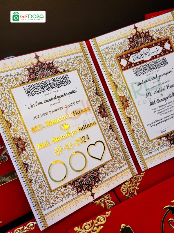 Acrylic Nikah Book NBD_01