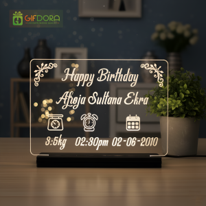 Baby Birthday Table Lamp BTSCL_05