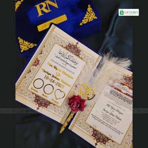Nikah Book, Pen, Box (Blue) Combo 02