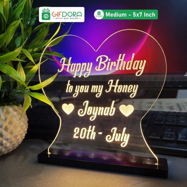 Birthday Table Lamp BTSCL_16 - Image 2