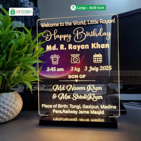 Birthday Table Lamp BTSCL_11 - Image 2