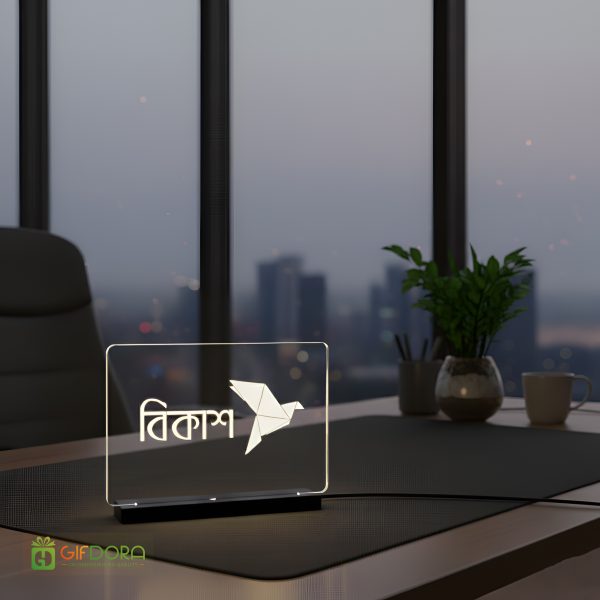 Branding Table Lamp Size ( M ) W-7 x H-5 Inch - Image 2