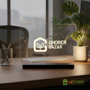 Branding Table Lamp Size ( M/L ) W-8 x H-6 Inch