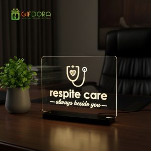 Branding Table Lamp (W-8 x H-6 Inch) Size M/L