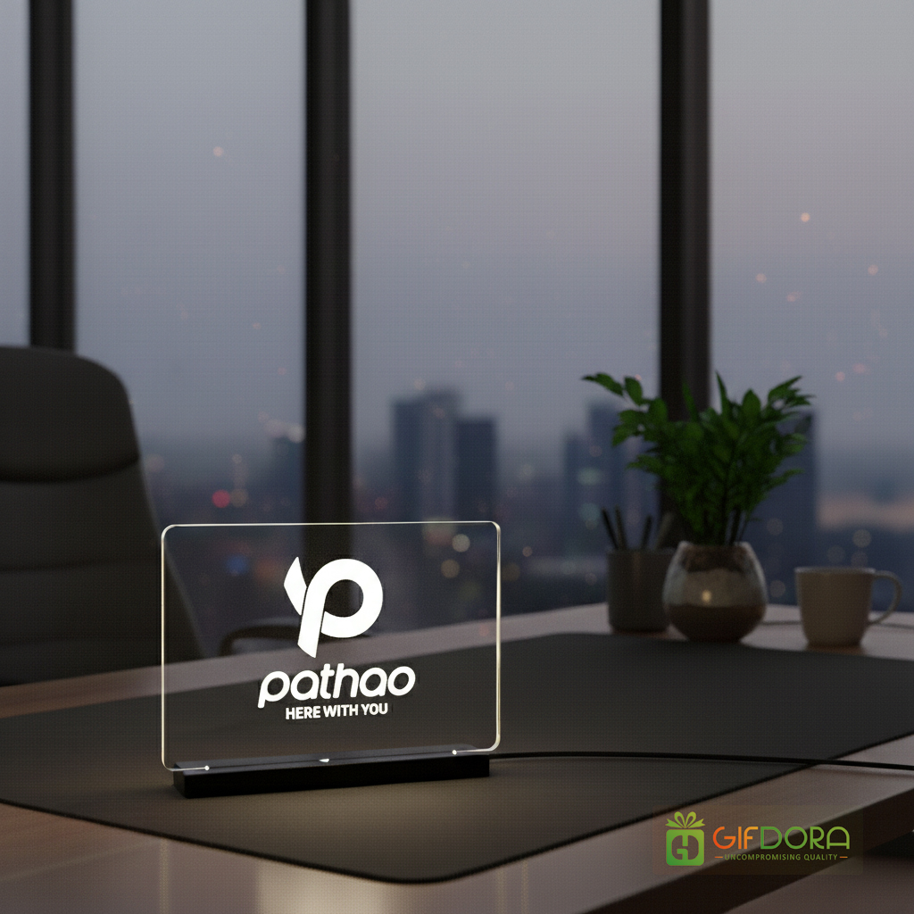 Branding Table Lamp Size ( M ) W-7 x H-5 Inch - Image 4
