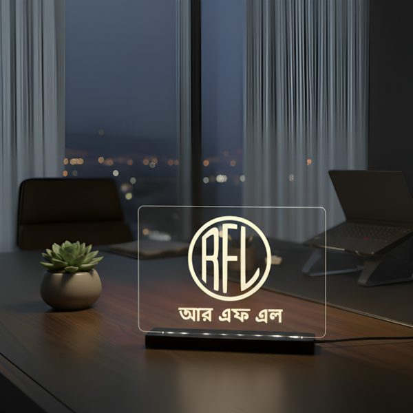 Branding Table Lamp Size ( M ) W-7 x H-5 Inch - Image 3