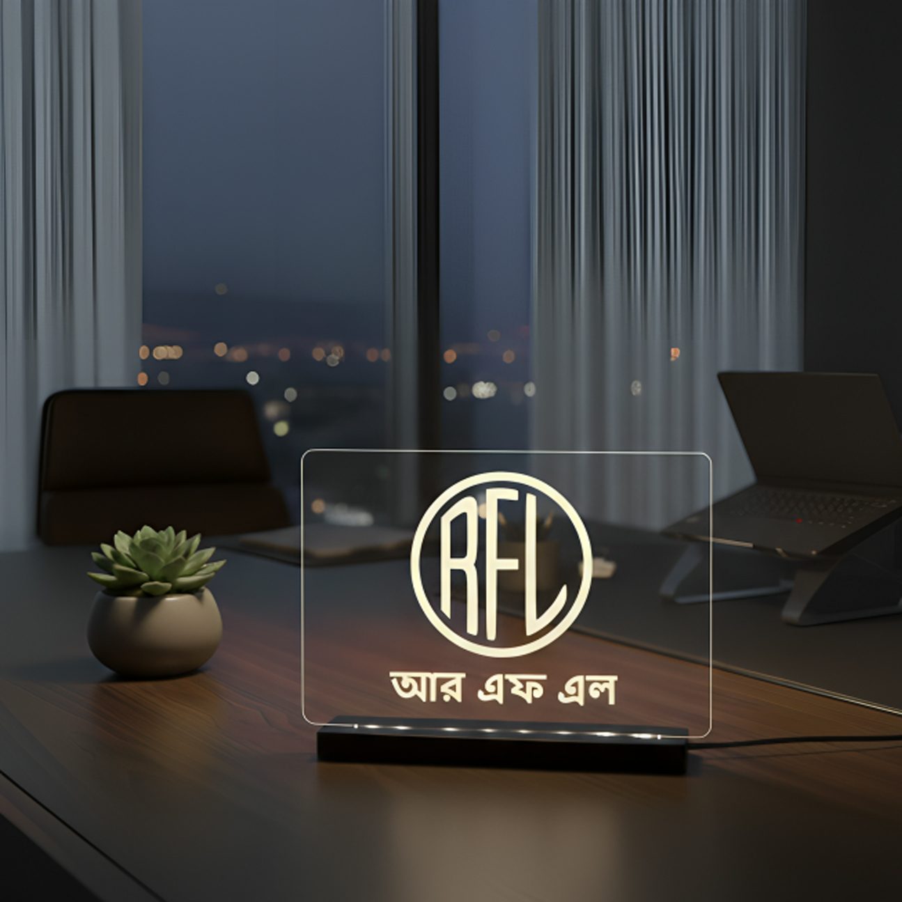 Branding Table Lamp Size ( M ) W-7 x H-5 Inch - Image 3